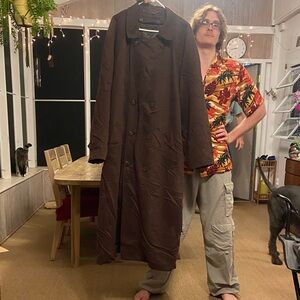 London Fog Dark Brown Trench Coat